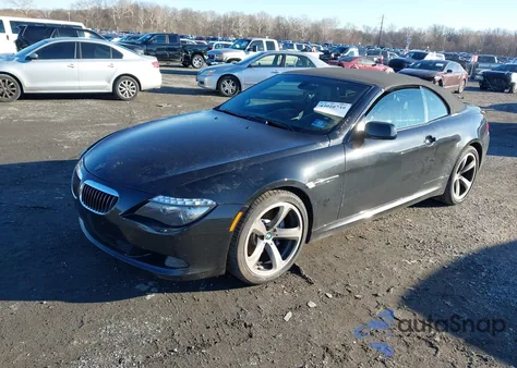 2008 BMW 650I z USA, uszkodzony, nr VIN WBAEB53548CX63005